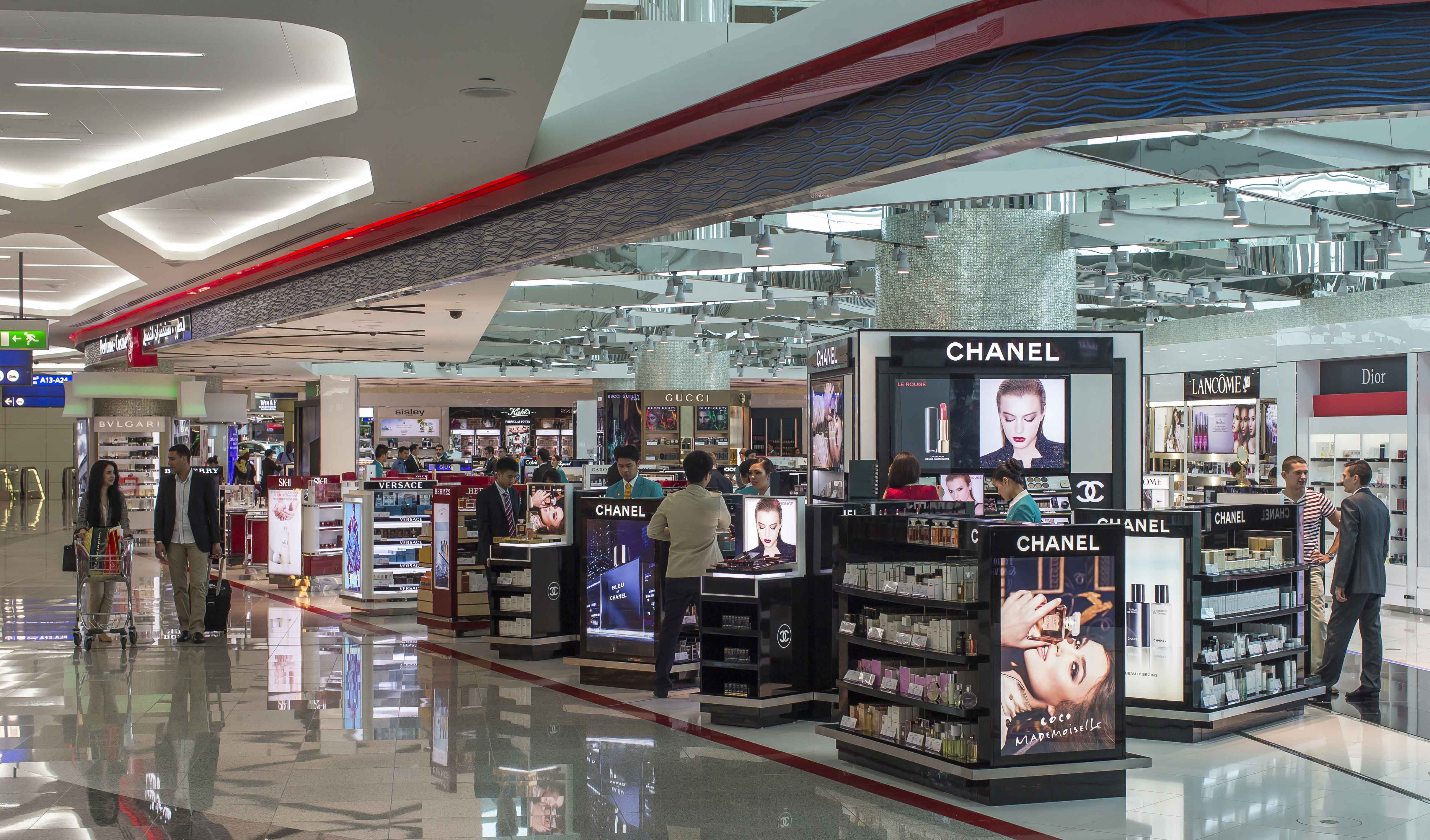 Dubai Duty Free shops at Concourse A_ Sept 2013